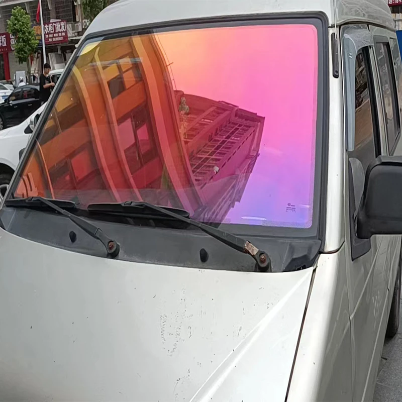 AutoStyle Raam Tint Folie Kameleon Ultra-Blauw 152x200cm, zelfklevend kopen? ✓ Snel geleverd