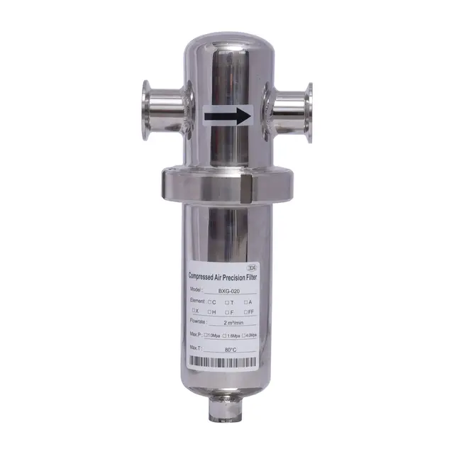 Yineng BXG Series Stainless Steel 16 Bar Compressed Air Filters