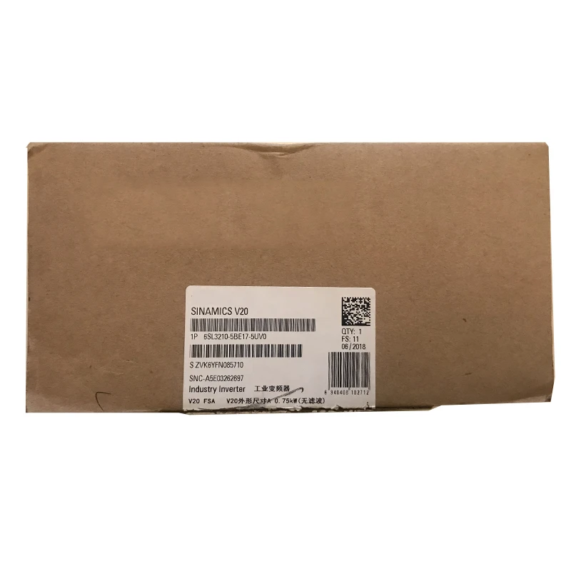 New Original 6SL3210-5BE17-5UV0 6sl32105be175uv0 SINAMICS Industrial Frequency Converter Stock in Warehouse