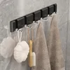 Black+Silver 6 hooks