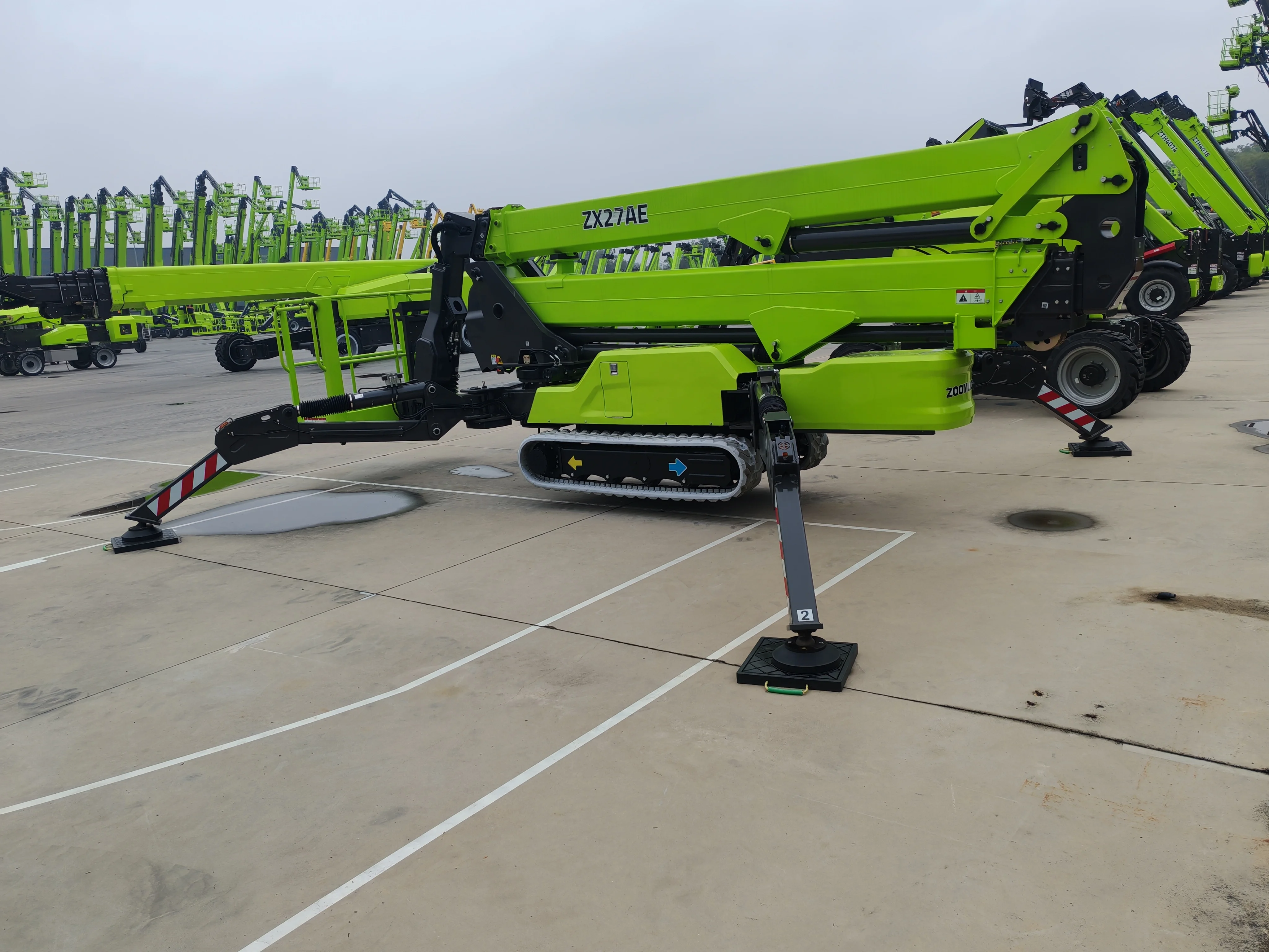 ZX27AE 27m Crawler Electric Spider Lift for Construction Aerial