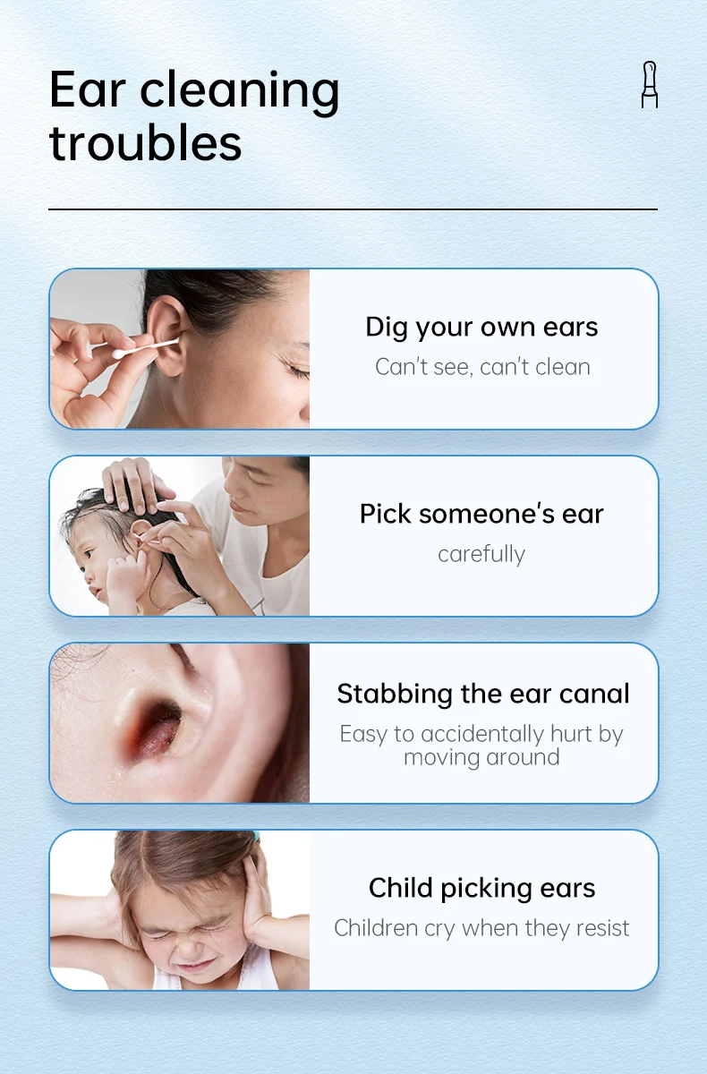 2023 N3 Pro Digital Led Otoscope Ear Camera Scope Remover Ear Cleaning