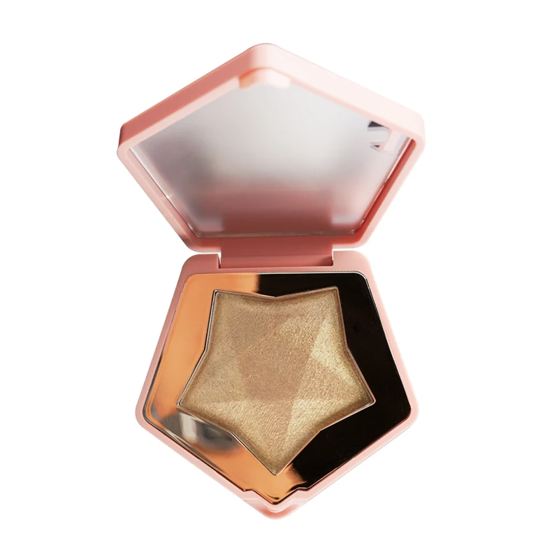 Custom Loose Pressed Pigmented Highlighter Private Label Makeup Highlight Powder Liquid Cosmetic Highlighters No Logo