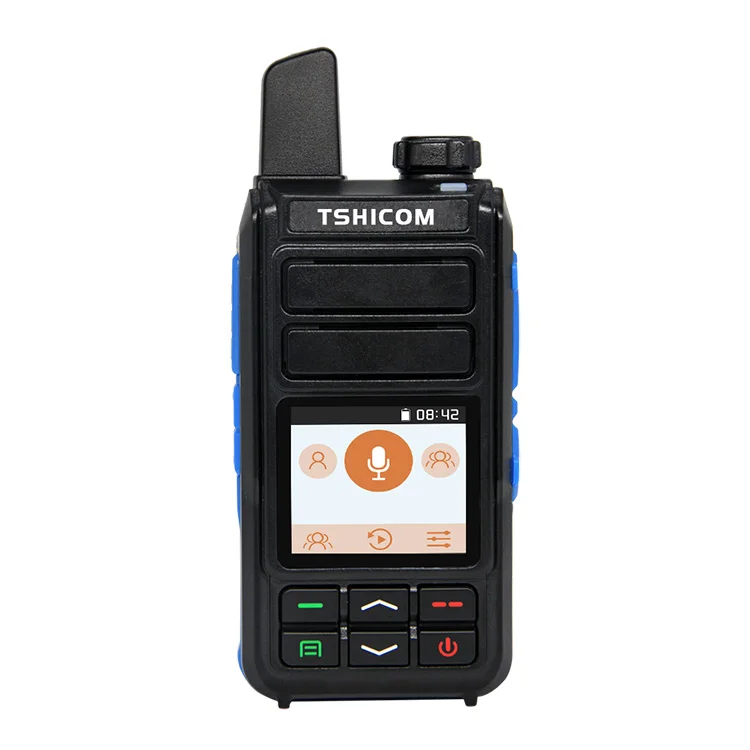 TSHICOM Factory Direct 4G Network Walkie Talkie Sim Card Smart Phone  UHF VHF With GPS Tracking Radio