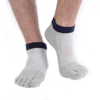 Awesome Breathable Men Toe Socks Cotton Mirisi Sport Ankle Socks mens toe socks