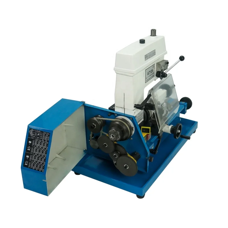AT125 Micro Multifunctional Lathe Bench Drilling Milling Machine Tool Hot Sale Household for Wood Plastic Soft Metal Working