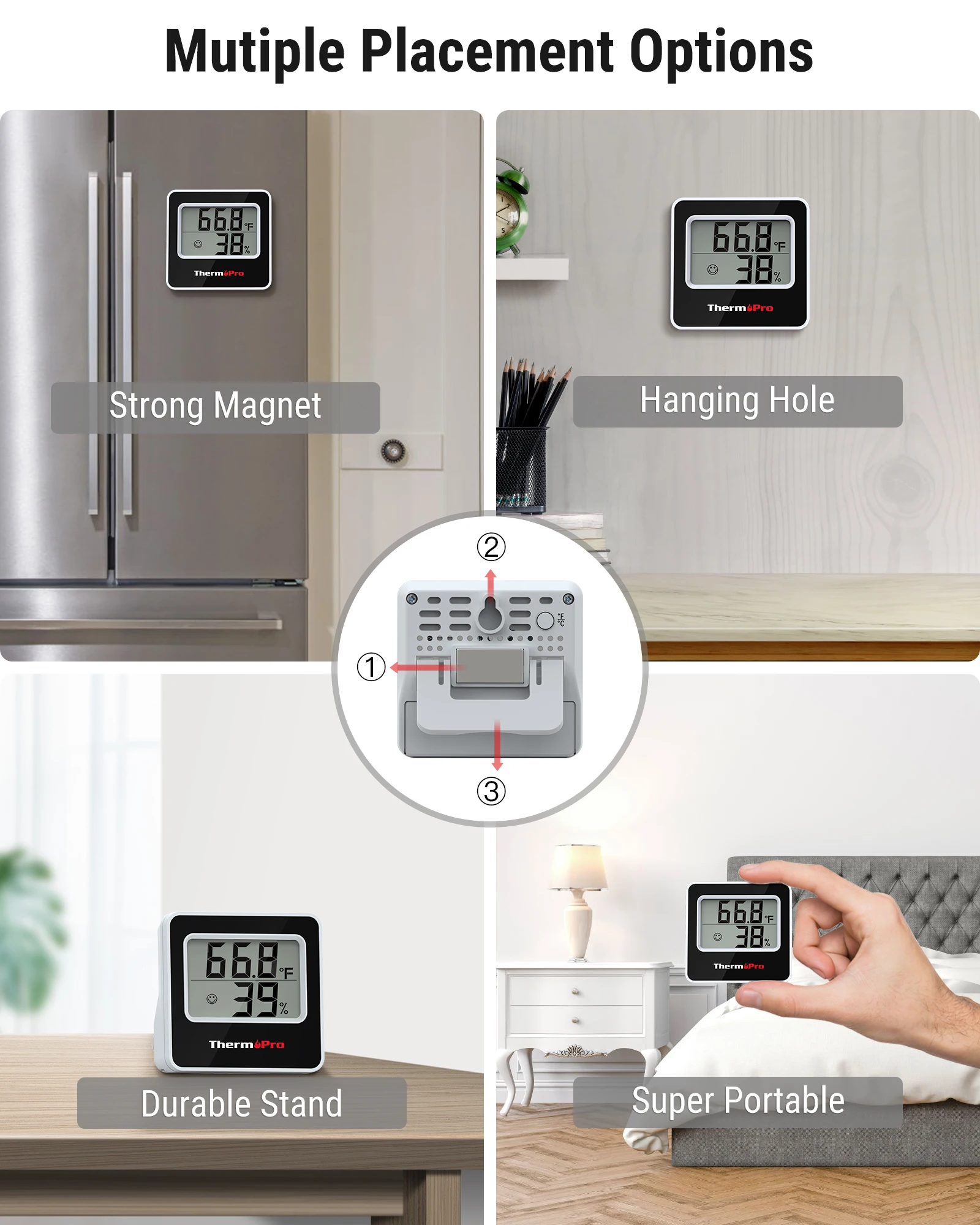 Buy ThermoPro TP157 Digital Indoor Hygrometer Thermometer online