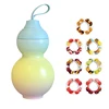 Dégradé bleu jaune rose + 7 tasses
