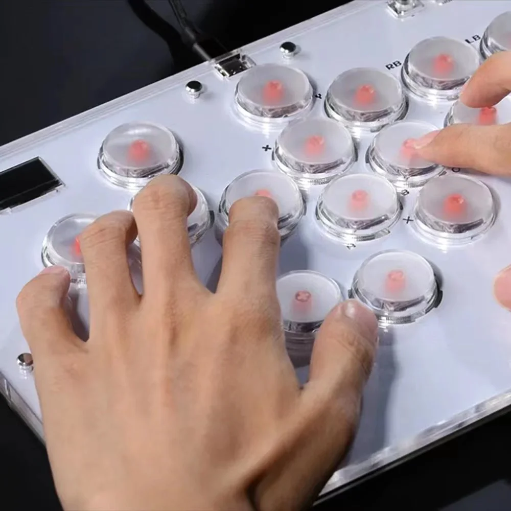 Hitbox 16Keys All-Button Controller  Arcade Stick for PC/Ps3/Ps4/Switch/Steam Duelpad Leverless Controller