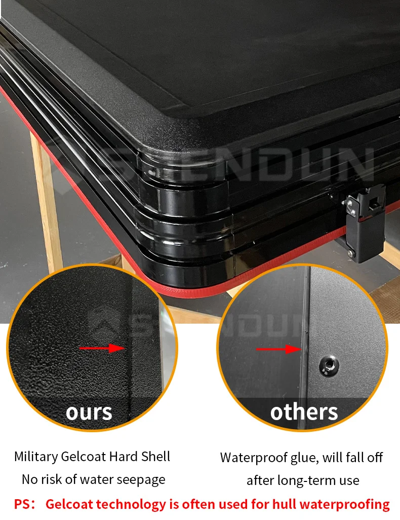 Shendun Hard Shell Aluminium Roof Top Tent Hard Shell Car Roof Tent 4