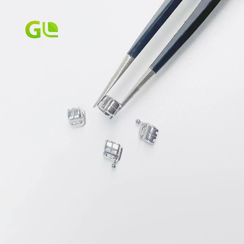 GL Round Design YUAN Orthodontic Passive Self-ligating Metal Brackets ...