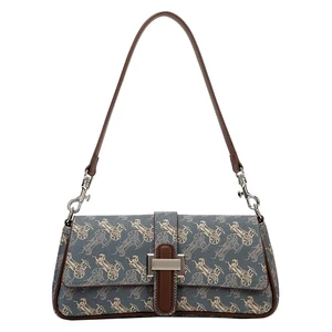 Best-Selling Designer Single Shoulder Handbag for Women Spring Fashion Crossbody Bag Two Straps Thread Pattern-Wholesale