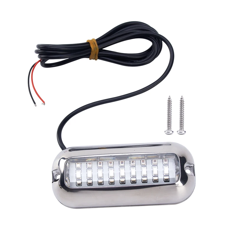 Boat Led Underwater Light Marine Accessories Ip68 Waterproof For Marine Boat Yacht And Dock Boat