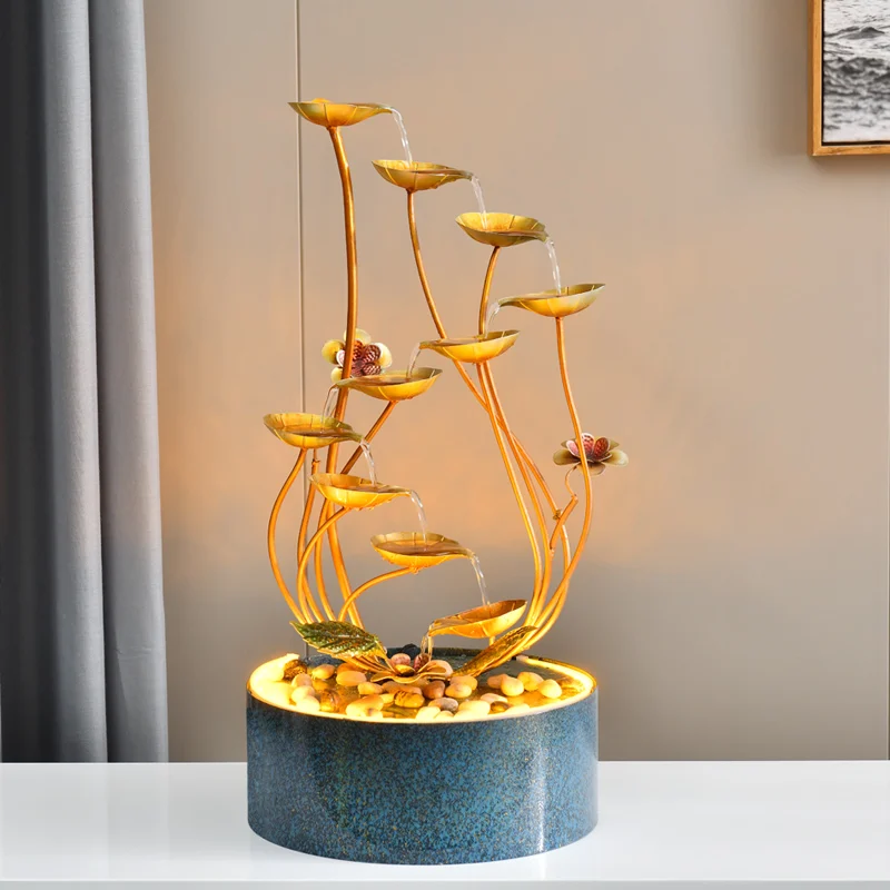 ТВ-шкаф, офис, гостиная, украшение для дома, настольный фонтан, металлические поделки для дома, шариковый фонтан