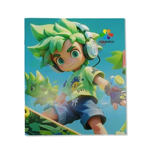 Cheap Bulk Square Line A5 Exercise Book Wholesale Soft Cover Custom Notebooks 4x4mm Writing Book for School Student