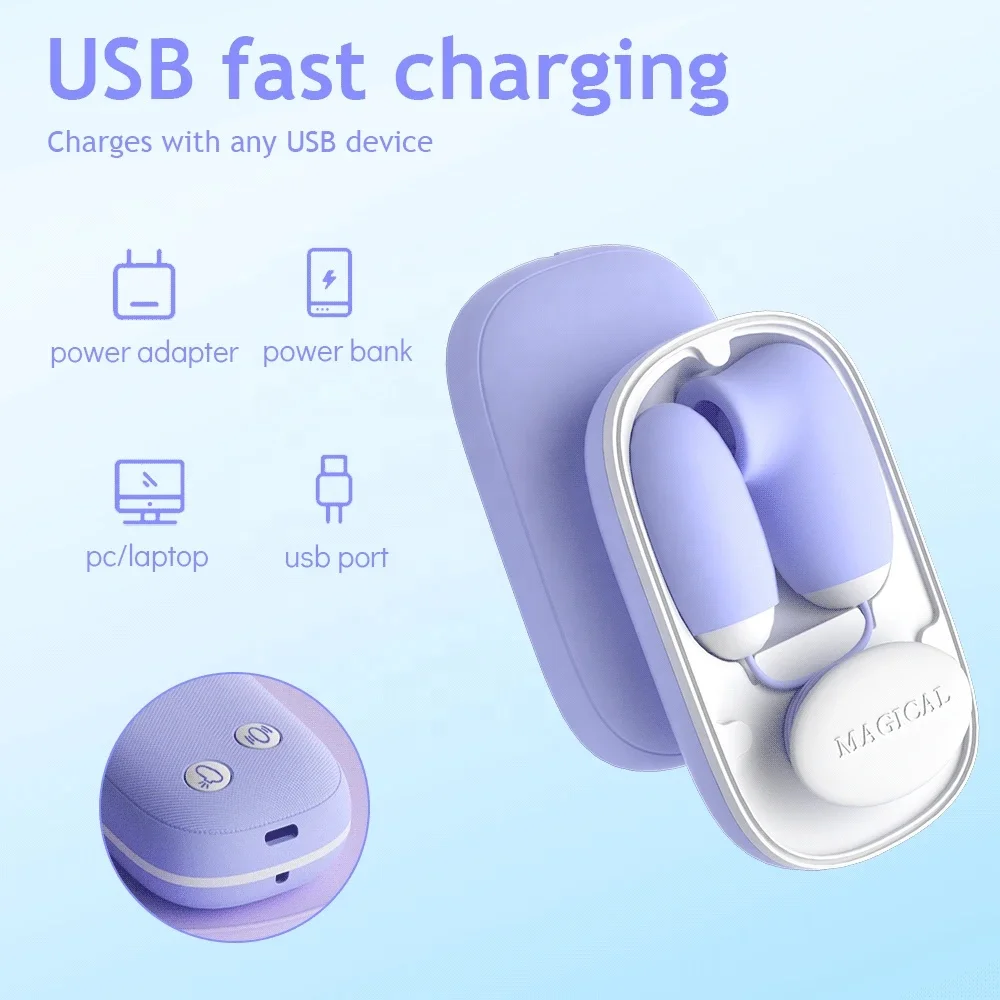 12 Speeds Double Head Jump Egg Bullet Dildo Vibrator Sucking Vibrating  Balls Anal Butt Plug Adult Sex Toys for Couples Men Women