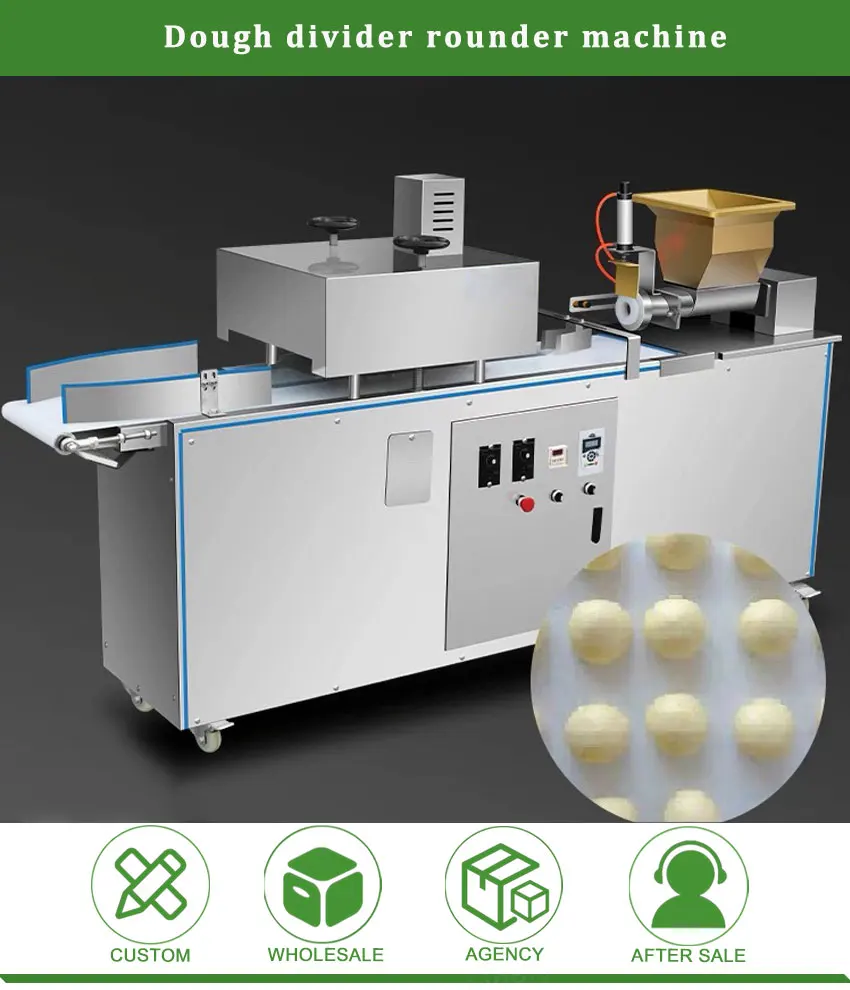 Mini Semi Auto Bun Pizza Bread Cake Dough Maker Full Automatic Divider ...
