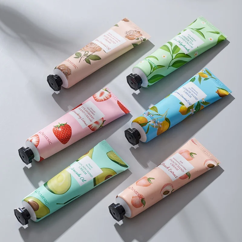 KOEMESIC Private Label in Stock Hand Cream 30g Mini Hand Lotion Moisturizing and Soothing Orange Hand Cream