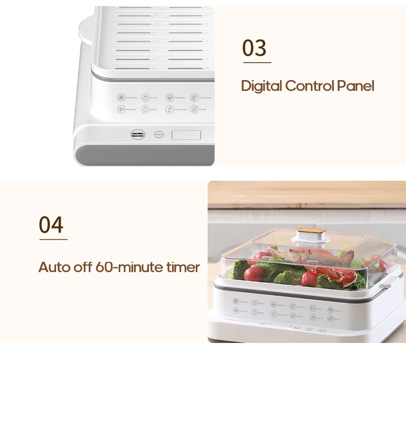 Steamer Electric Steamers Cooker Made In China 2 Layer Factory