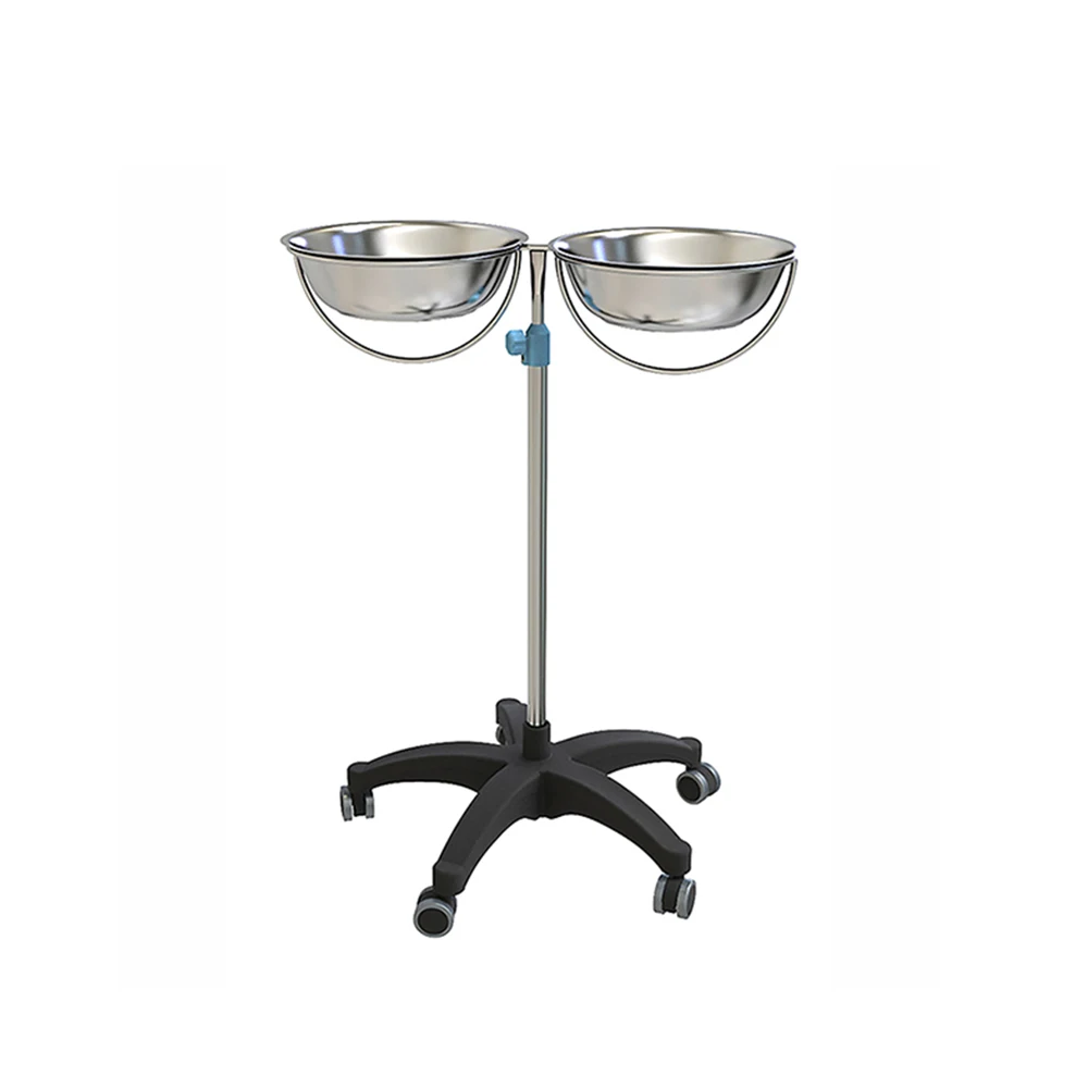 Stainless Steel Hospital Use Single Arm Mayo Table Operation Instrument Trolley