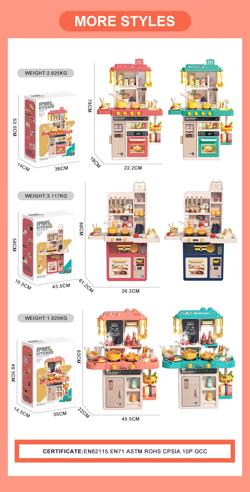 Leemook Wholesale 63/78/88cm Children Play House Toys Family Kids