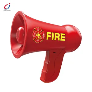Chengji Hola New Toys Handheld Fire Rescue Horn Loudspeaker Megaphone Toy Siren Sounds Plastic Mini Megaphone Toy for Children