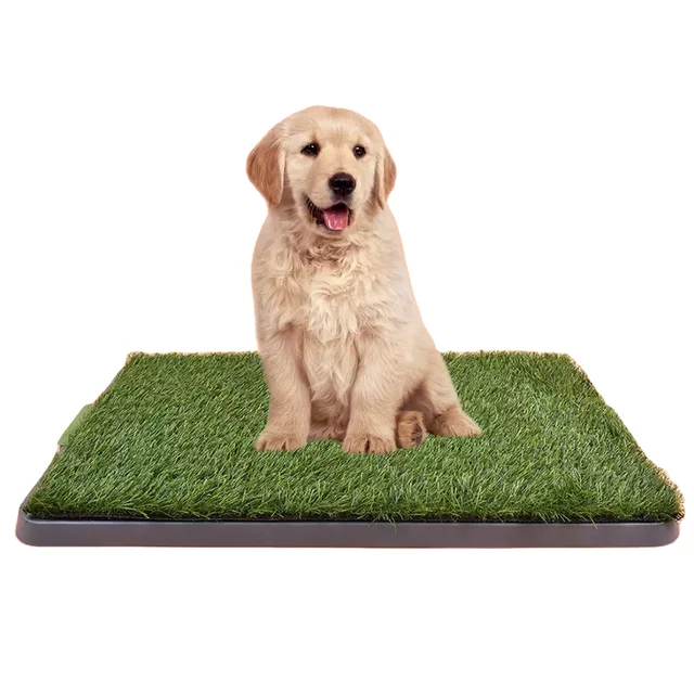 Sports Artificial Turf Pet Toilet Mat for Dogs and Cats PP and PE Carpet Mat for Poo Roll Packaging for Golf