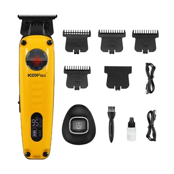 KooFex Barber Professional Use Zero Gap DLC Blade 10000RPM Magnetic Motor Hair Trimmer