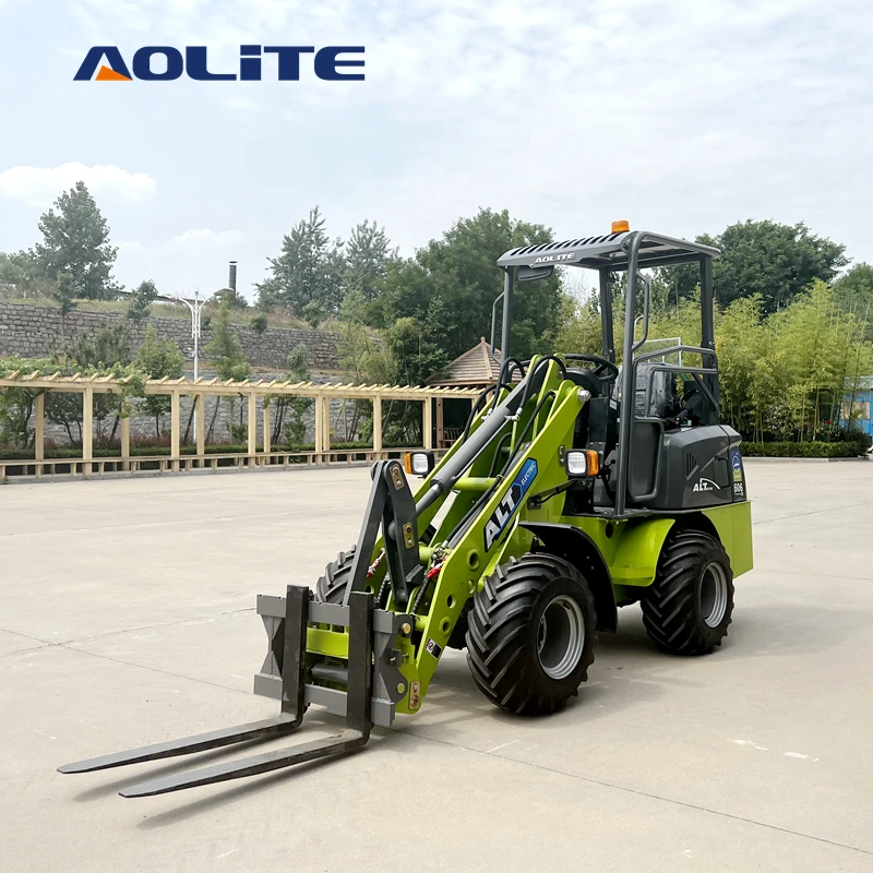 AOLITE E606 Battery Operated Mini Loader Electric 500kg Mini Front Loader Electric Loader