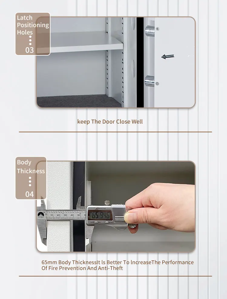 CEQSAFE American High Quality Double Lock Small Steel Security Box Keypad Fire Proof Safe details