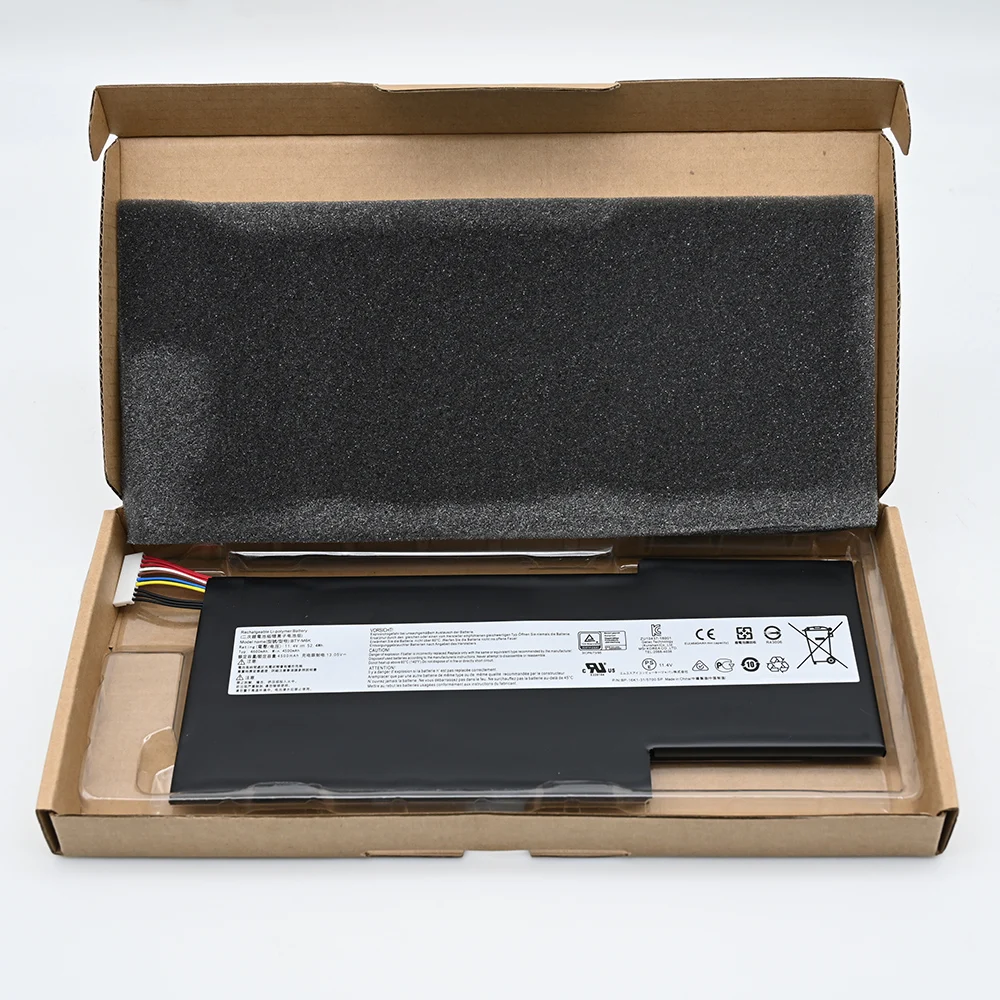 BTY-M6K Replacement Laptop Battery 52.4Wh 11.4V For MSI GF65 Thin GS63VR GS73VR Series