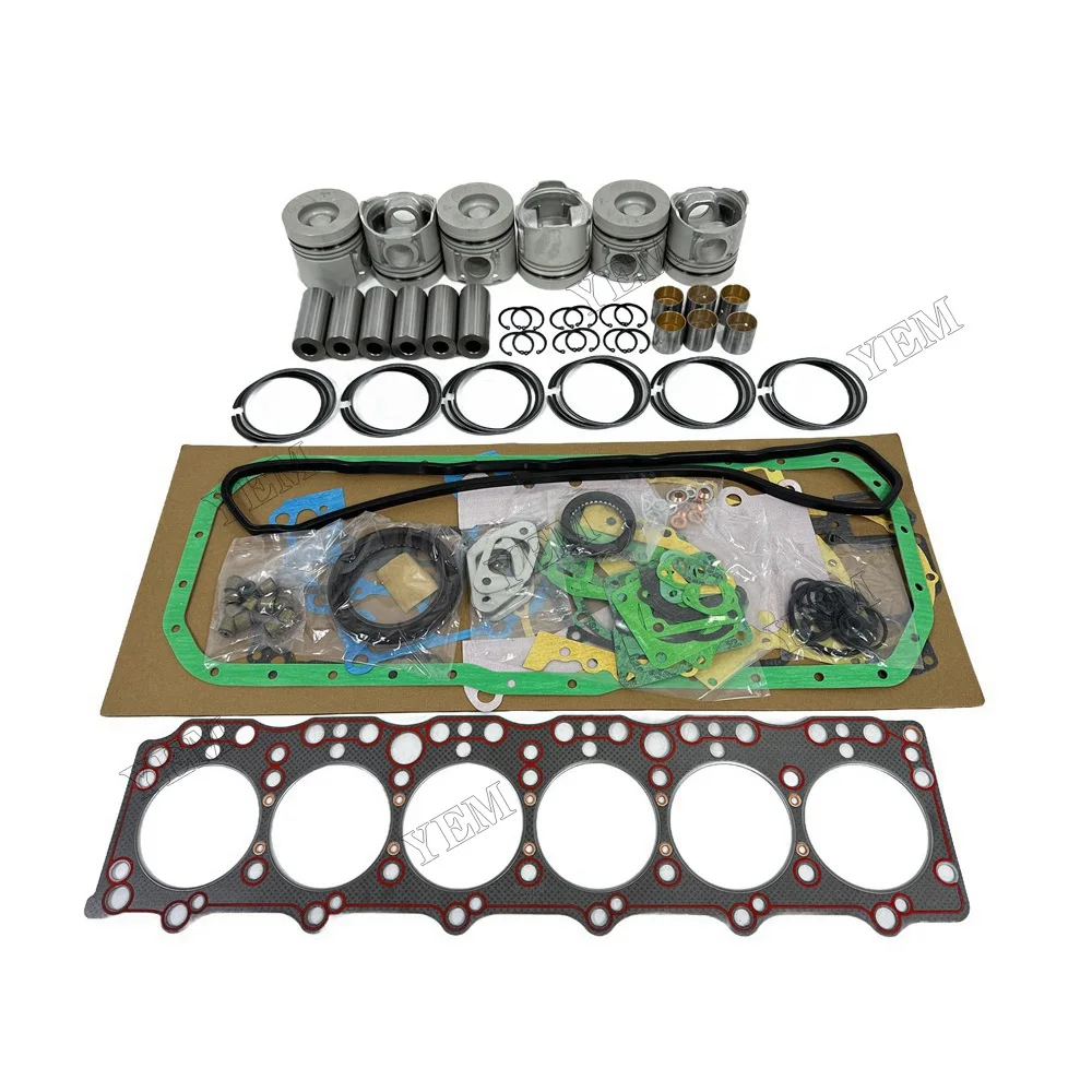 Replacement Rebuild Kit With Cylinder Gaskets Piston Rings Suitable for Doosan / for Develon DB58 High Quality Engine Parts 2