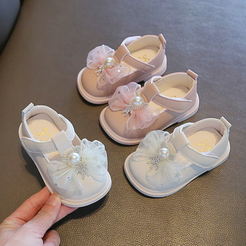 Cute Newborn Baby Girls Shoes Soft Bottom Shoes Breathable Leisure Baby