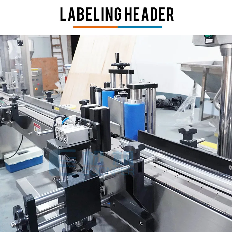 Easy Operate Auto Snus Jar Bottle Wrap Around Sticker Labeling Machine