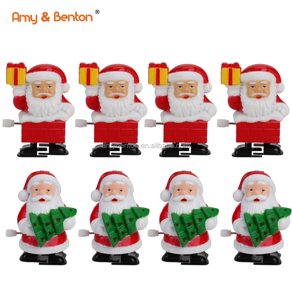 
 Рекламный подарок Amy & Benton, пластиковая игрушка Санта Клаус для рождественской вечеринки  