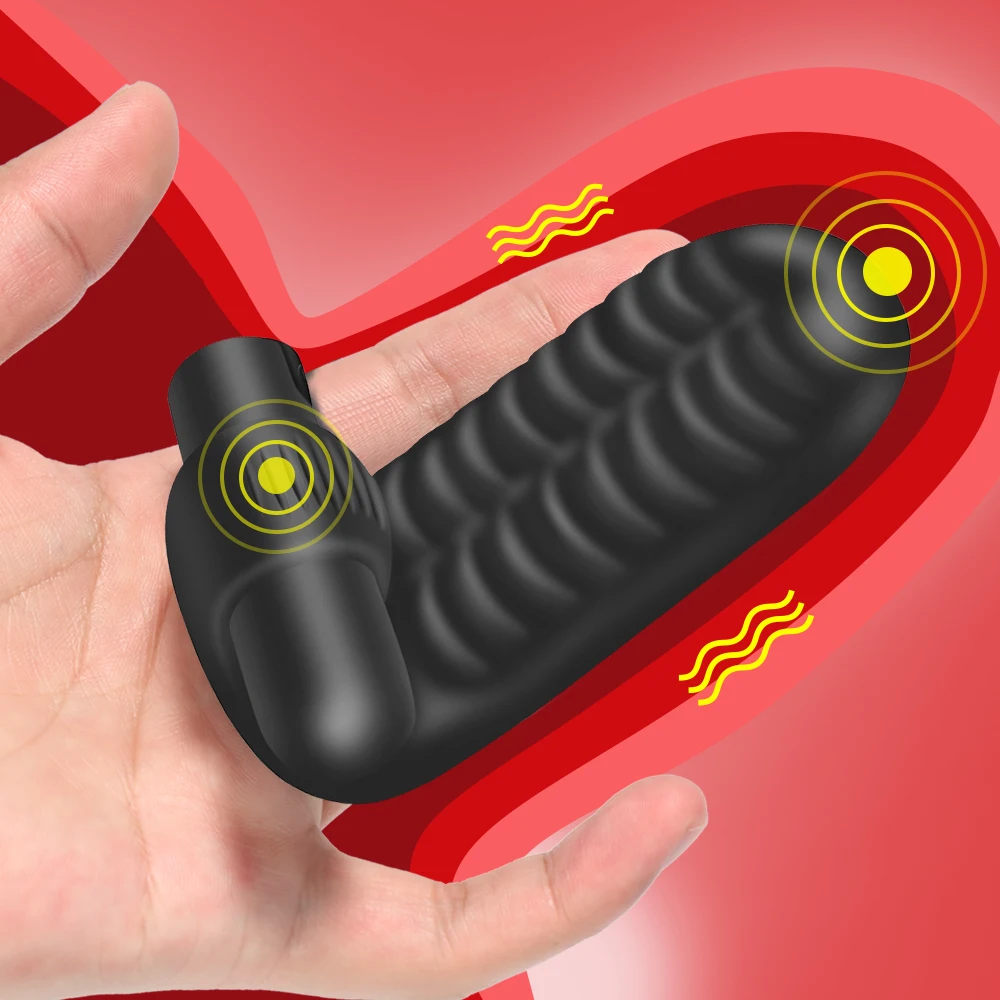 Vibromasseur à Manchon De Doigt - Silicone étanche - Sans Fil - Pour Clitoris/vagin - Neuf