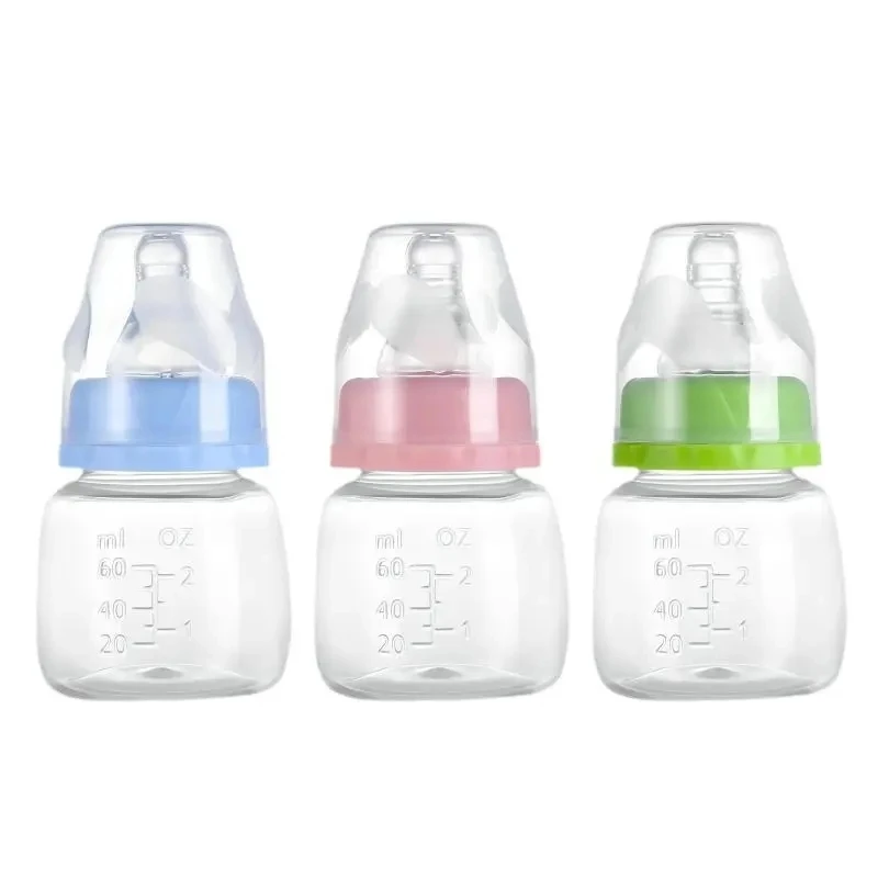 도매 무료 샘플 60ml 아기 유아 식품 등급 PP 우유 수유병 약수유병 신생아용