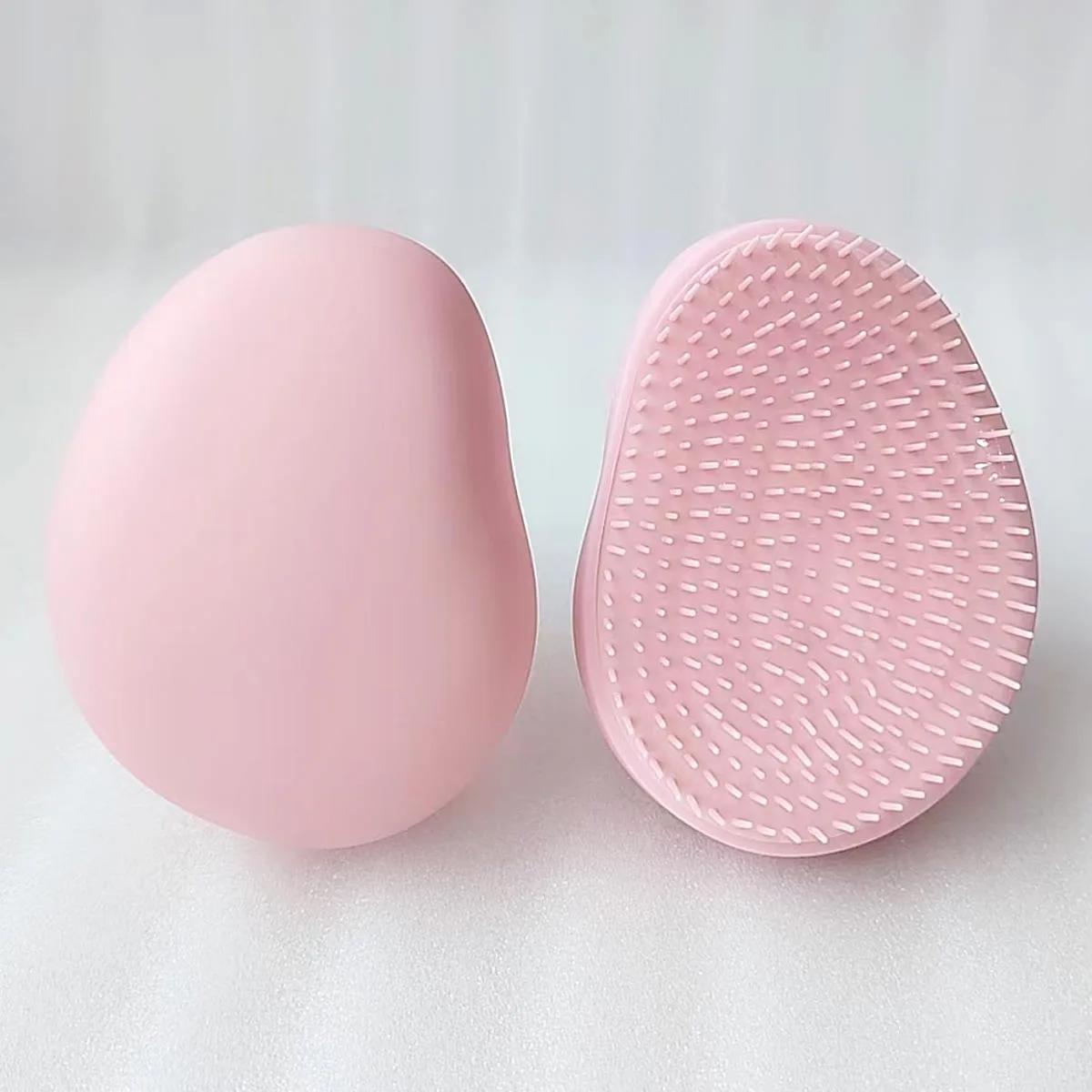Personalized Custom Logo Wet Curly Detangler Detangle Hairbrush  Detangling Hair Brush Set Wholesale for Natural Hair