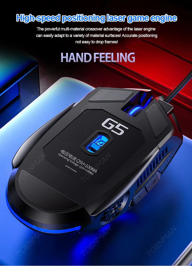 Professional Computer Accessories USB Wired Mechanical Gaming Keyboard And Mouse Combo RGB Lighting Backlit Gamer Keyboard