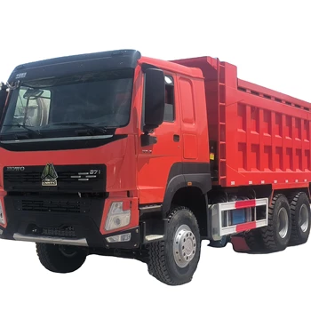 China National Howo Brand Used 10-Wheel 6x4 Heavy Duty Dump Truck Weichai Engine Diesel Fuel Manual Transmission Left-Handed