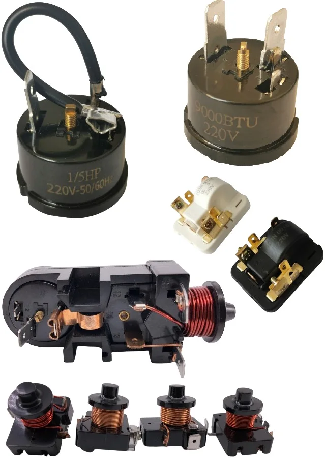 Cheap Refrigerator Spare Parts Compressor Overload Protector or Refrigerator Relay for Refrigerator PTC Step Relay air Condition