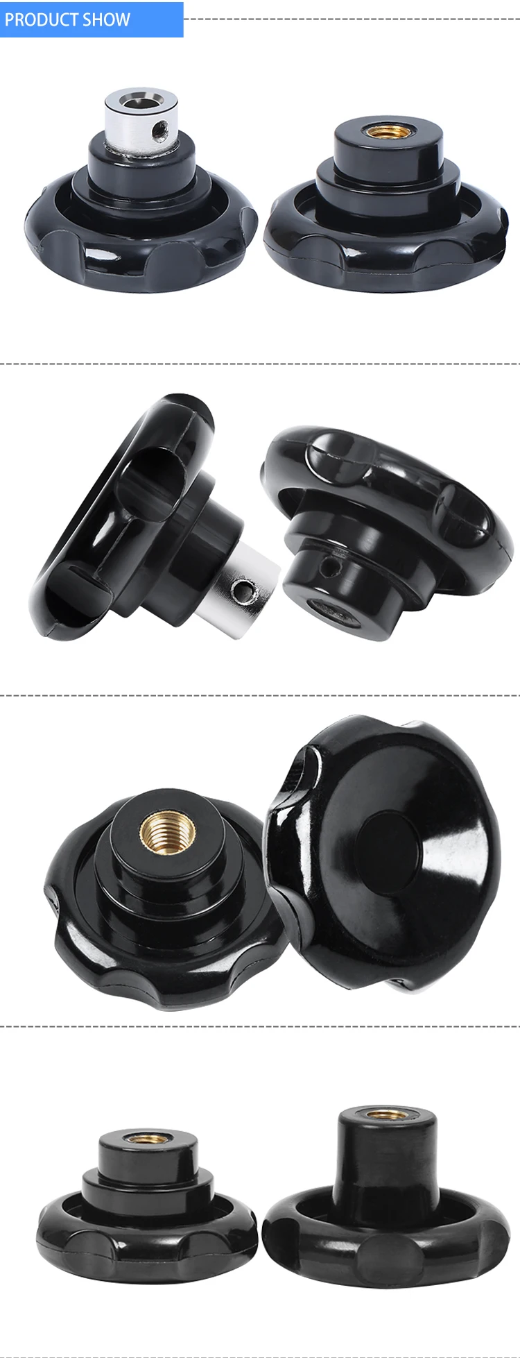 Leva Di Serraggio M8 Lega Maniglia Di Serraggio 16-60mm Maniglia Regolabile Per Macchinari Manopola Con - Foto 7