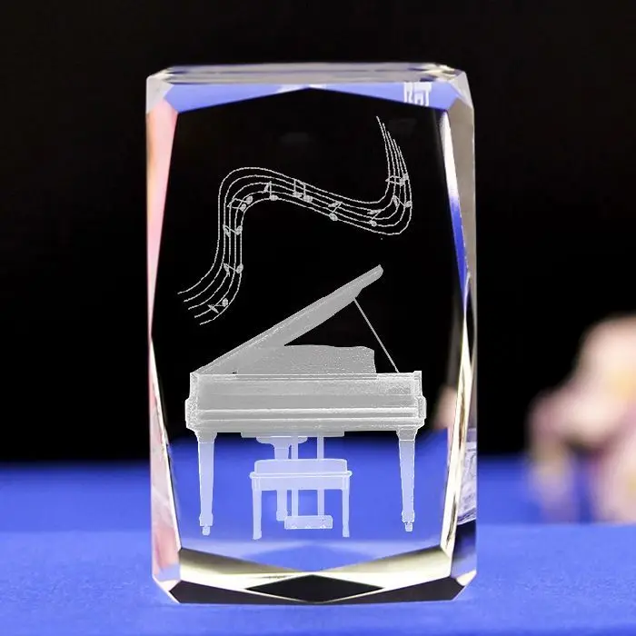 product new arrival 3d laser crystal music theme souvenir gift for piano violin saxophone performance-33