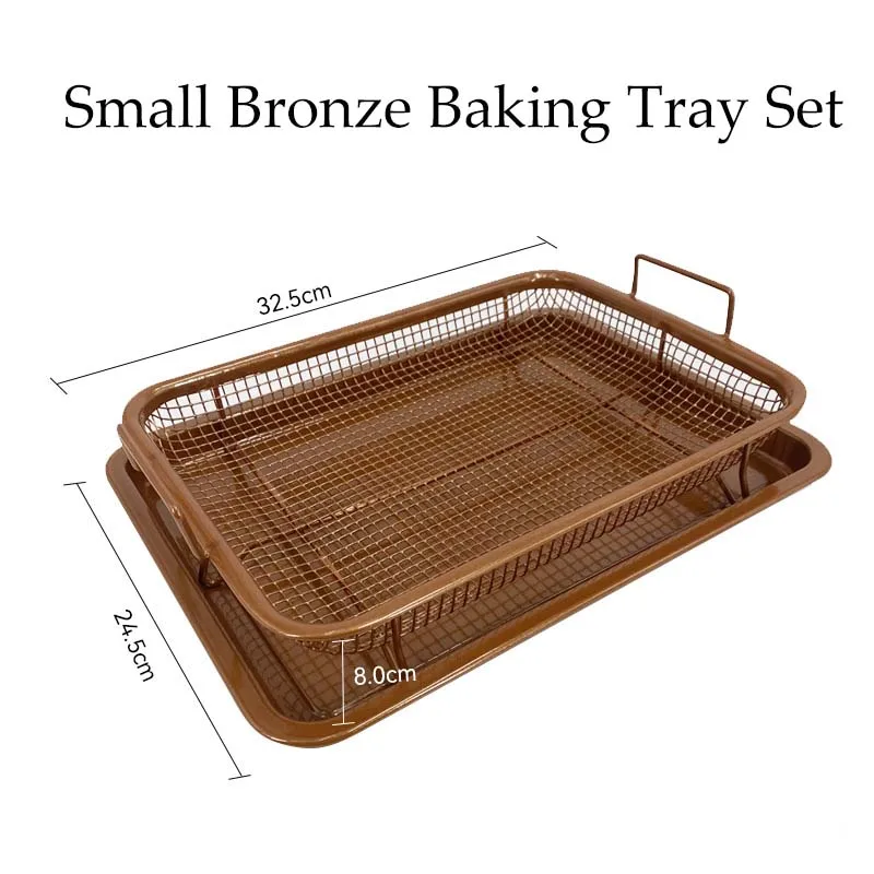 Stainless Steel Air Fryer Basket Oven Baking Tray, OEM