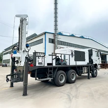 Fully Automatic Track Mounted Water Drilling Rig Machine 200m 350m 500m Depth with Pump As Core Component for Deep Well Drilling