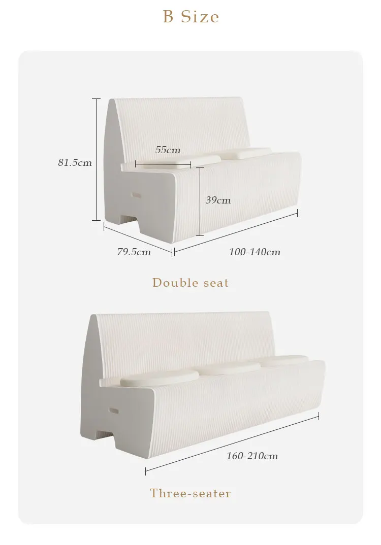 折りたたみ式アコーディオンペーパーソファ、フレキシブルリビング
