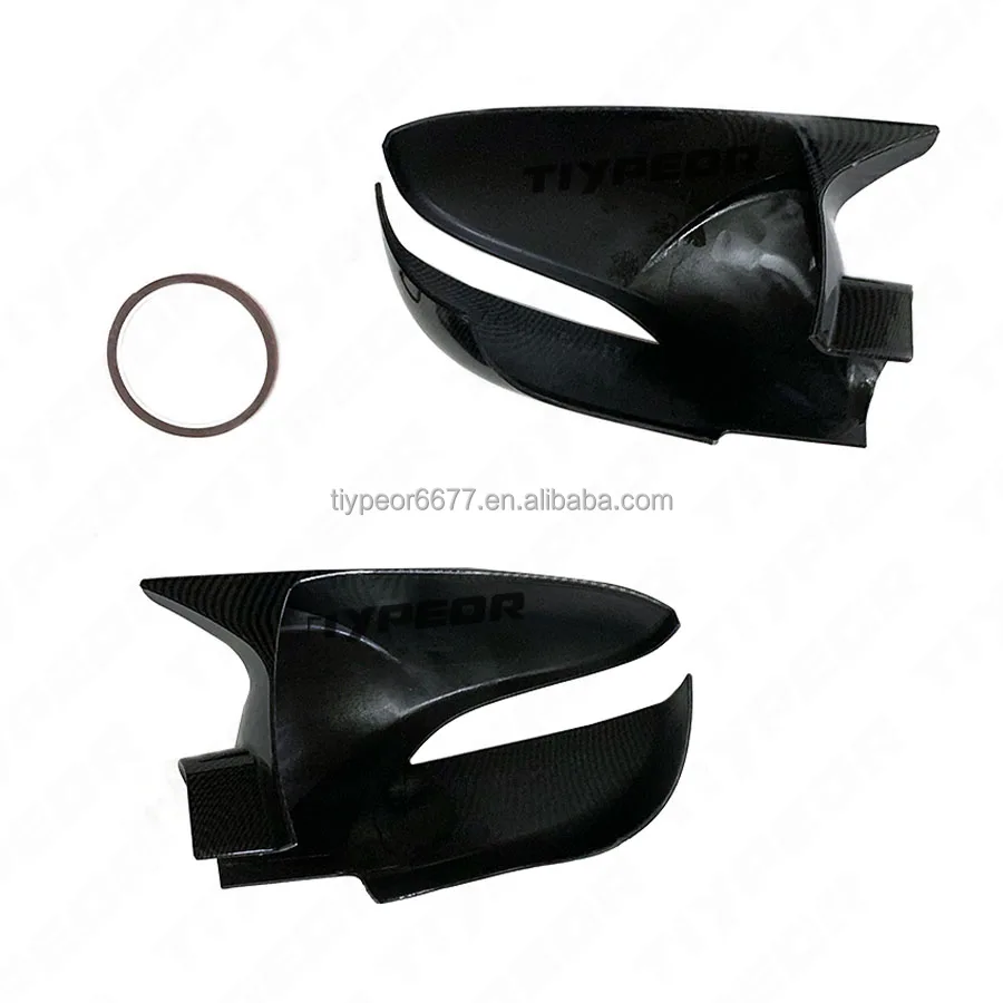 product tiypeor carbon fiber look rearview mirror covers for hyundai ix35 wing mirror cover for side rear view accessories-8