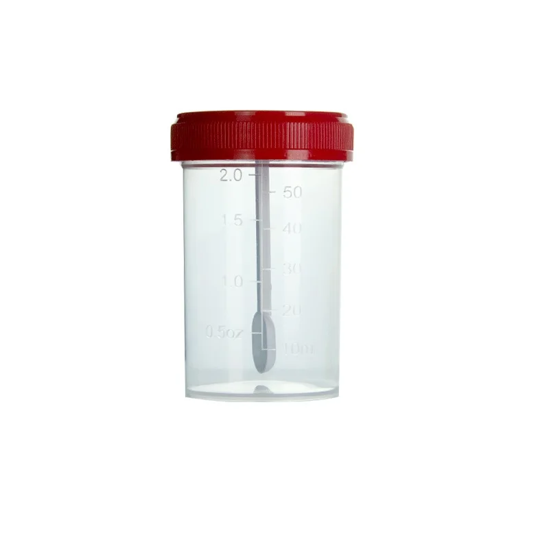 Data Brand Customizable Plastic 5ml & 10ml Sampling Cup with Spoon Stool Container details