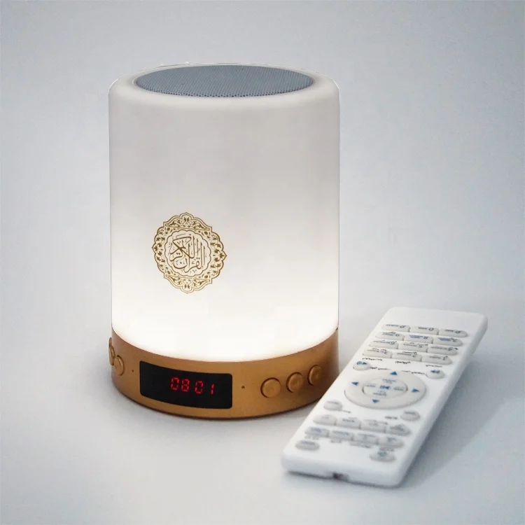 Quran Touch LED Lampe Koran Bluetooth Lautsprecher Fernbedienung wiederauflabar 