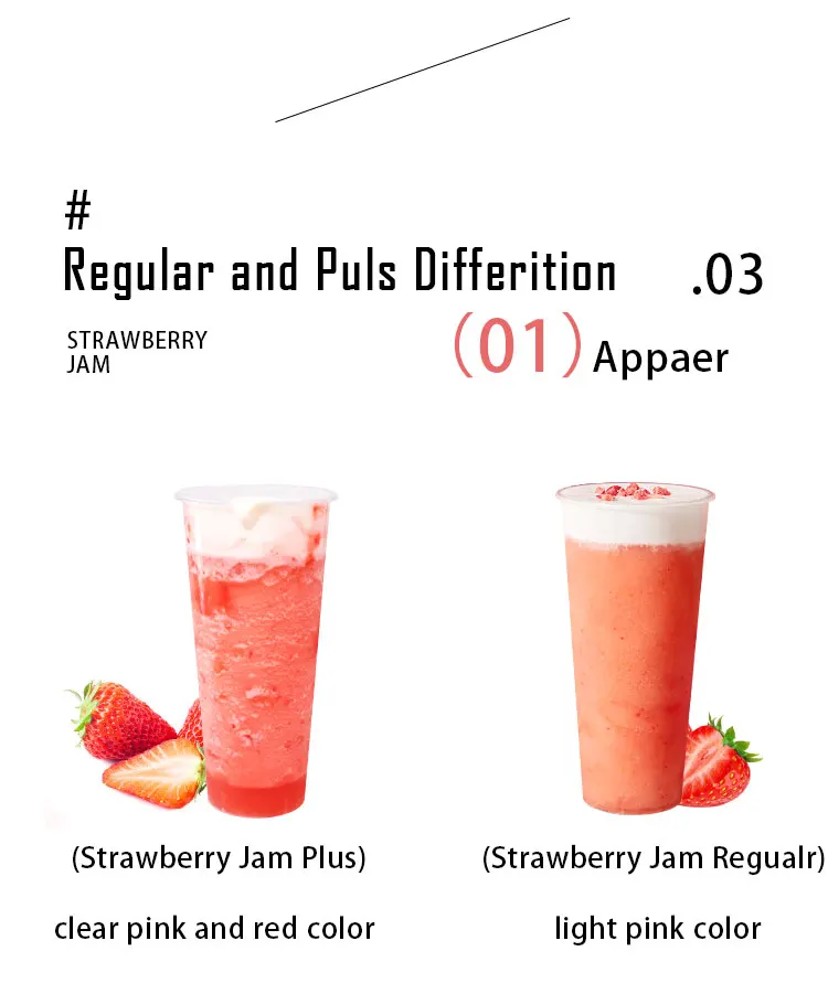 Wholesale 1kg Bubble Tea Ingredients Compnies Bulk Sweet Fruit Flavors